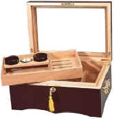 The El Rey - 150 Cigar Glasstop Humidor